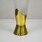 Brass & Frosted Glass Flower Vase by Max Ingrand for Fontana Arte, 1950s, Image 6