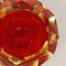 Italian Red Murano Glass Ashtray, 1970s 5