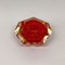 Italian Red Murano Glass Ashtray, 1970s 3