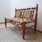 Französisches Mid-Century 2-Sitzer Sofa in Audoux & Minet Stil 11