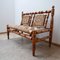 Mid-Century French Audoux & Minet Style 2-Seater Sofa 11