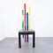 Multicolored Wooden Chair, 1980s 1
