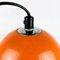 Italienische Orange Eyeball Schreibtischlampe von Targetti, 1960er 8