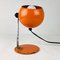 Lampe de Bureau Eyeball Orange en Métal de Targetti, Italie, 1960s 9