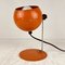 Italian Orange Metal Eyeball Desk Lamp from Targetti, 1960s, Image 1