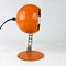 Italian Orange Metal Eyeball Desk Lamp from Targetti, 1960s 5