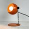 Lampe de Bureau Eyeball Orange en Métal de Targetti, Italie, 1960s 4