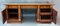 Antique Georgian Harewood Style Mahogany & Inlaid Fruitwood Library Desk with Green Leather Top & Bronze Decorations, 1800s, Image 4