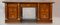 Antiker georgischer Schreibtisch aus Mahagoni & Obstholz mit Intarsien aus Mahagoni & grüner Lederplatte & Verzierungen aus Bronze, 1800er 1