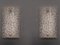 German Rectangular Frosted Glass Sconces from Hoffmeister-Leuchten, 1950s, Set of 2 2