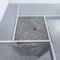 Mesa de comedor cuadrada de mármol y vidrio, años 70, Imagen 6