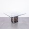 Square Marble & Glass Dining Table, 1970s, Image 3