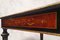 Napoleon III Blackened Pearwood Violonnée Table with Marquetry, 1800s, Image 12