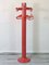 Red Planta ABS Coat Stand with 2 Hangers by Giancarlo Piretti for Castelli / Anonima Castelli, 1970s 1