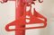 Red Planta ABS Coat Stand with 2 Hangers by Giancarlo Piretti for Castelli / Anonima Castelli, 1970s 6