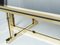 Large Brass & Black Glass Dining Table from Maison Jansen, 1970s, Image 4