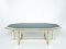 Large Brass & Black Glass Dining Table from Maison Jansen, 1970s, Image 1
