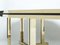 Large Brass & Black Glass Dining Table from Maison Jansen, 1970s 6