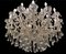 Large Lead Crystal Murano Glass 24-Light Chandelier, 1960s 8