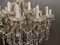 Large Lead Crystal Murano Glass 24-Light Chandelier, 1960s 4