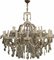 Large Lead Crystal Murano Glass 24-Light Chandelier, 1960s, Image 1