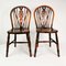Antike viktorianische englische Windsor Stühle, 1900, 2er Set 1