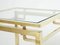 Brass Sofa Table / Side Table by Guy Lefevre for Maison Jansen, 1970s 8