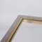 Gilt Brass & Chrome Display Coffee Table, 1970s 5