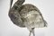 Silver Heron Skulptur von Gori Italo, 1930er 3