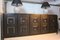 Black Ebonized Brutalist Graphic Sideboard 11