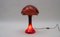 Glass Table Lamp from La Rochere, 1970s 2