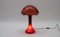 Glass Table Lamp from La Rochere, 1970s, Image 2