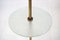 French Frosted Glass Floor Lamp, 1950s 11