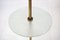 French Frosted Glass Floor Lamp, 1950s, Image 11