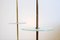 French Frosted Glass Floor Lamp, 1950s 12
