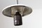 Bauhaus Style Opaline Glass Globe Ceiling Lamp, 1940s, Image 4