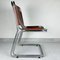 Mid-Century Bolognese Chrome Dining Chairs by Gastone Rinaldi, 1960s, Set of 4, Image 7