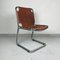 Chaises de Salon Mid-Century en Chrome Bolognese par Gastone Rinaldi, 1960s, Set de 4 8