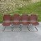 Mid-Century Bolognese Chrome Dining Chairs by Gastone Rinaldi, 1960s, Set of 4, Image 3