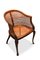 Antique Beech & Cane Bergère Armchair on Cabriole Legs, 1800s, Image 2