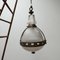 Lámpara colgante francesa vintage de Holophane, Imagen 9
