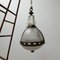 Lámpara colgante francesa vintage de Holophane, Imagen 1