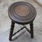 Mid-Century French Bobbin Stool or Side Table, Image 4