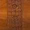 Art Deco Carved Camphor Wood Linen Chest, 1940s 9
