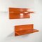 Shelves by Marcello Siard for Kartell, 1970s, Set of 2 4