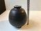 Scandinavian Black Tactile Ceramic Vase, 1970s, Image 7