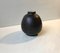 Scandinavian Black Tactile Ceramic Vase, 1970s, Image 8