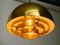 Brass Ceiling Lamp from Vereinigte Werkstätten Collection, 1950s 7