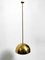 Brass Ceiling Lamp from Vereinigte Werkstätten Collection, 1950s 6