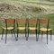 Italian Dining Table & 4 Chairs from Salvarani Depositato, 1950s, Set of 5 13